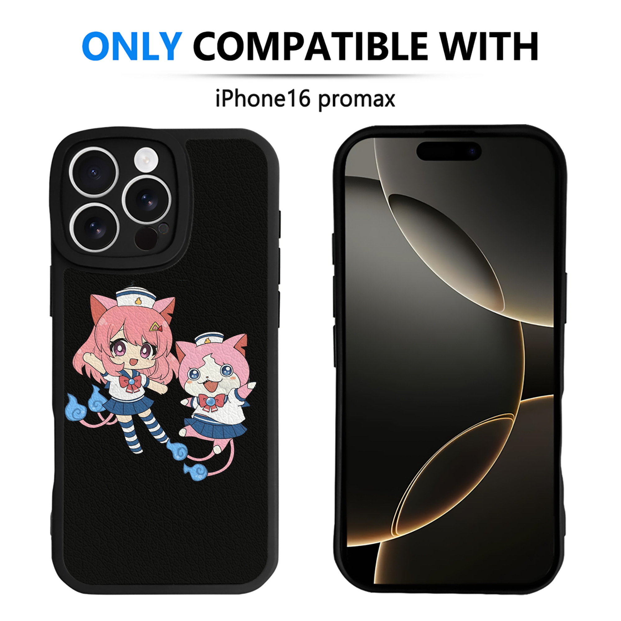 （画像用） 妖怪ウォッチ Yo-kai Watch 【iPhone 16シリーズ対応】シリコンスマホケース（レザー調） 材質：シリコン